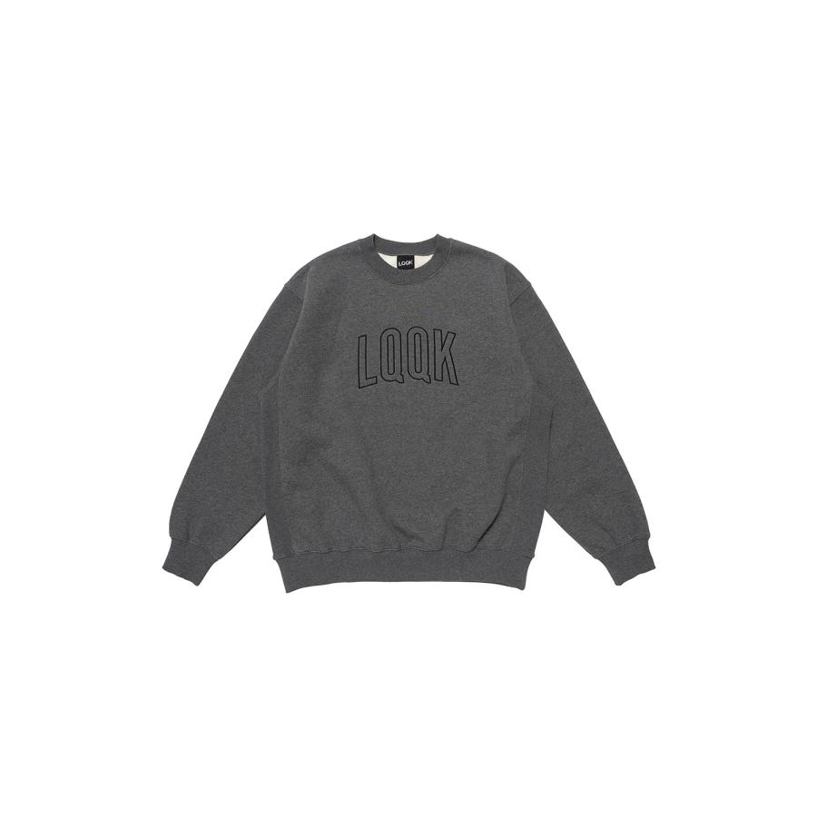 PINTUCK CREWNECK/HEATHER GREY(LQS24SW11) LQQK STUDIO(ルック スタジオ) | 
