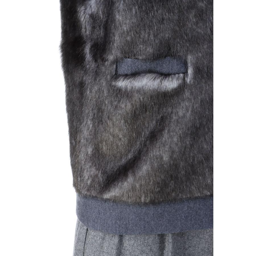 【P5倍 / SALE】Faux Fur Vest-GRAY(24AW-8-N) Jun Mikami(ジュンミカミ) | JUN MIKAMI | 04