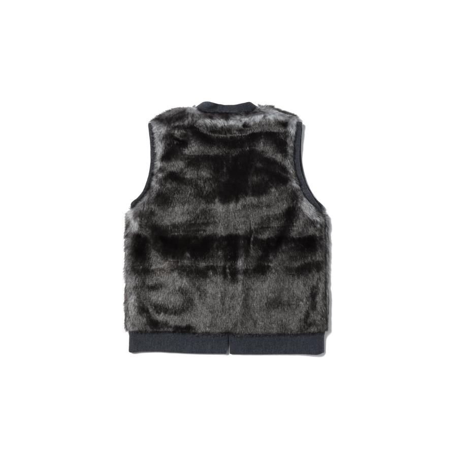 【P5倍 / SALE】Faux Fur Vest-GRAY(24AW-8-N) Jun Mikami(ジュンミカミ) | JUN MIKAMI | 06