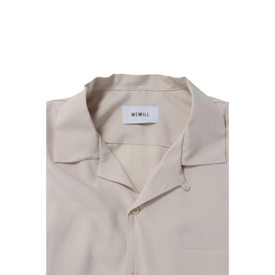 【P5倍 / SALE】OPEN COLLAR DT SHIRT(W-014MS-5007)-L.Beige- WEWILL(ウィーウィル) |  | 08