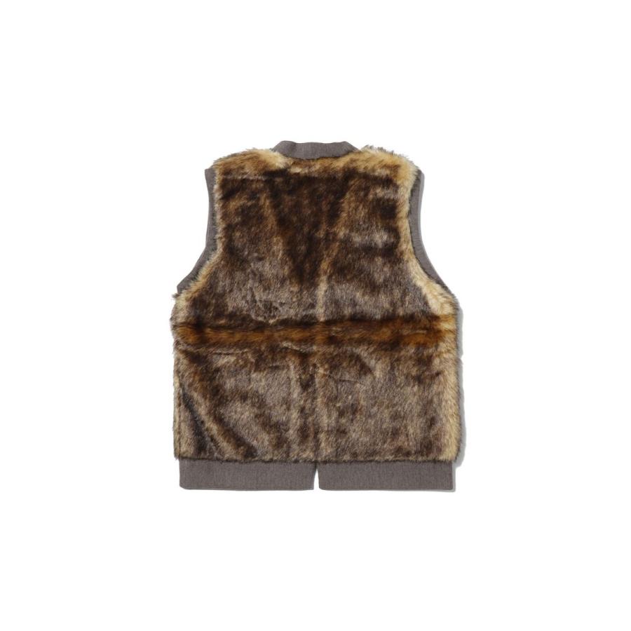 【P5倍 / SALE】Faux Fur Vest-BROWN(24AW-8-N) Jun Mikami(ジュンミカミ) | JUN MIKAMI | 06