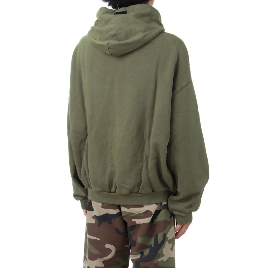 【P2倍 / SALE】HEAVY FLEECE HOODIE / MILITARY(192BT244815F) ESSENTIALS(エッセンシャルズ) |  | 02