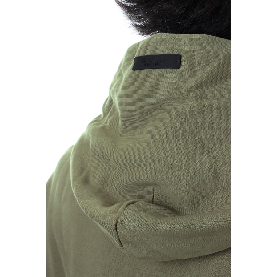 【P2倍 / SALE】HEAVY FLEECE HOODIE / MILITARY(192BT244815F) ESSENTIALS(エッセンシャルズ) |  | 05