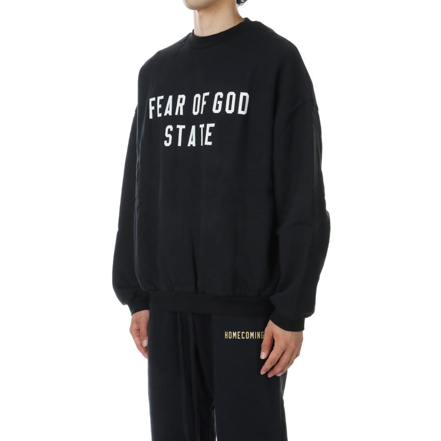 【P2倍 / SALE】HEAVY FLEECE CREWNECK / BLACK(192BT246230F) ESSENTIALS(エッセンシャルズ) |  | 01