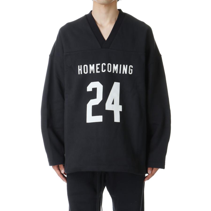 【P2倍 / SALE】HEAVY FLEECE HOCKEY JERSEY / BLACK(192BT246270F) ESSENTIALS(エッセンシャルズ) | 