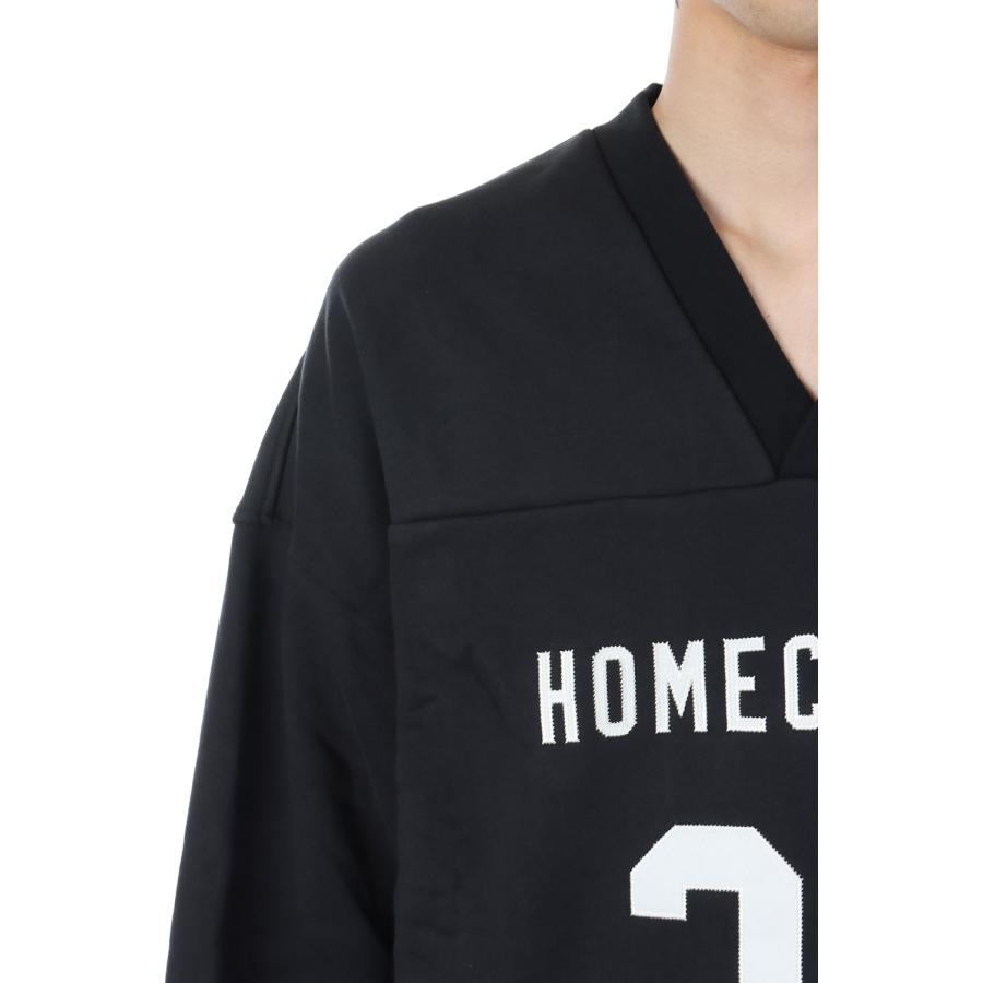 P2倍 / SALE】HEAVY FLEECE HOCKEY JERSEY BLACK(192BT246270F