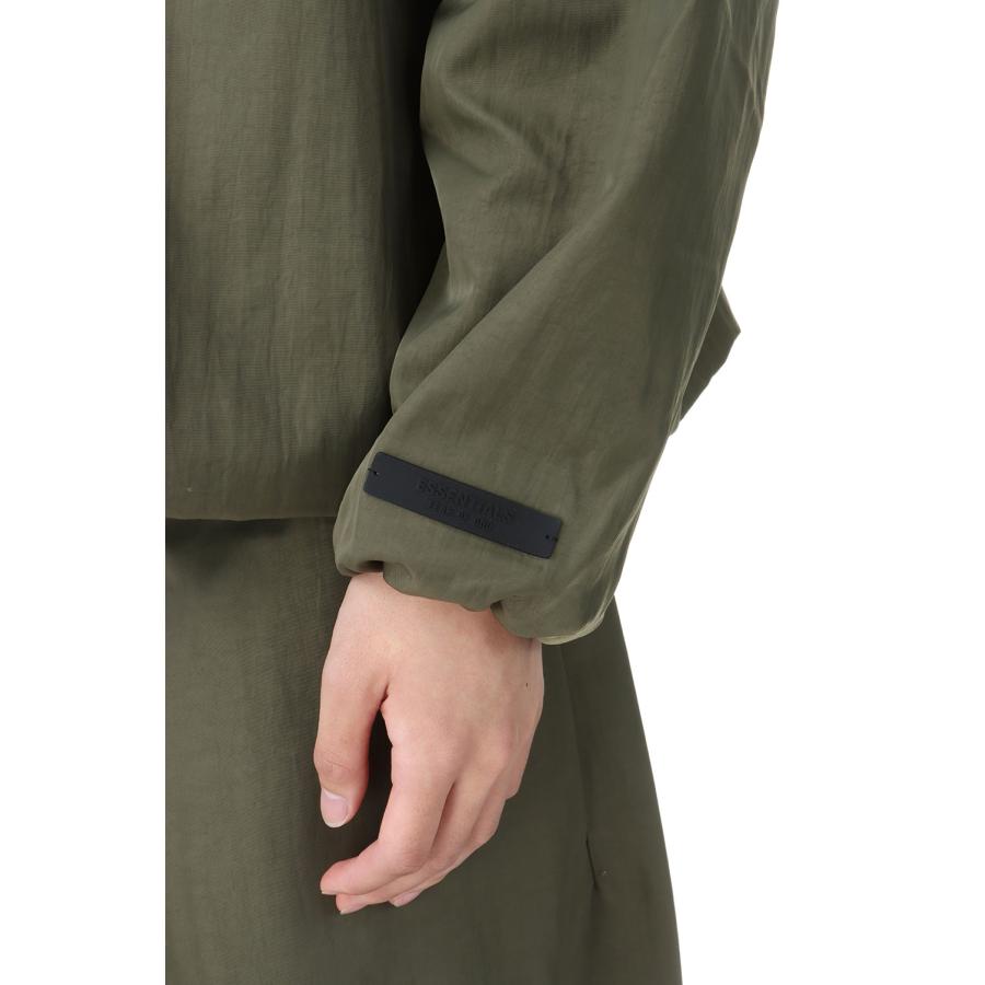 【P2倍 / SALE】TEXTURED NYLON TRUCKER JACKET / MILITARY(202BT246385F) ESSENTIALS(エッセンシャルズ) |  | 04