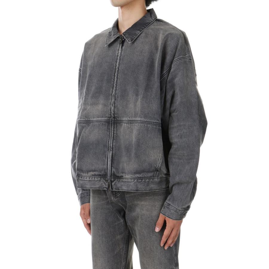 【P2倍 / SALE】DENIM TRUCKER JACKET / VINTAGE BLACK(202BT244270F) ESSENTIALS(エッセンシャルズ) |  | 01
