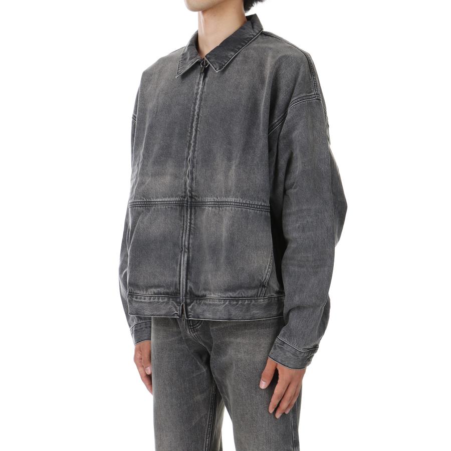 【P2倍 / SALE】DENIM TRUCKER JACKET / VINTAGE BLACK(202BT244270F) ESSENTIALS(エッセンシャルズ) |  | 01