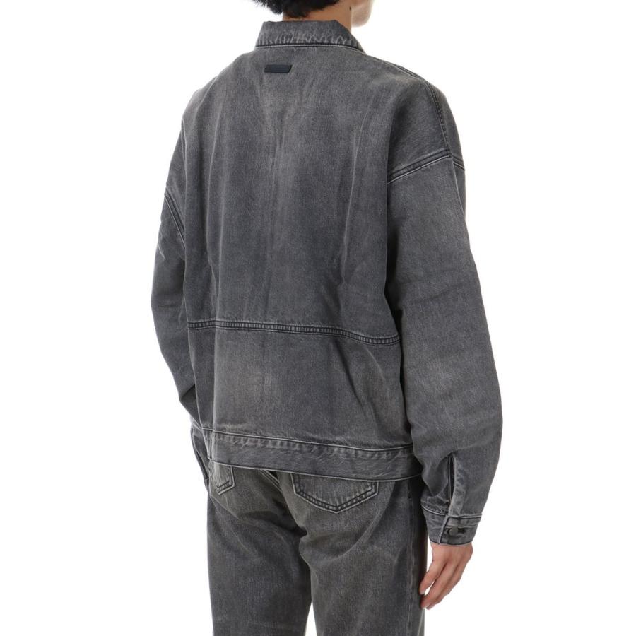 【P2倍 / SALE】DENIM TRUCKER JACKET / VINTAGE BLACK(202BT244270F) ESSENTIALS(エッセンシャルズ) |  | 02