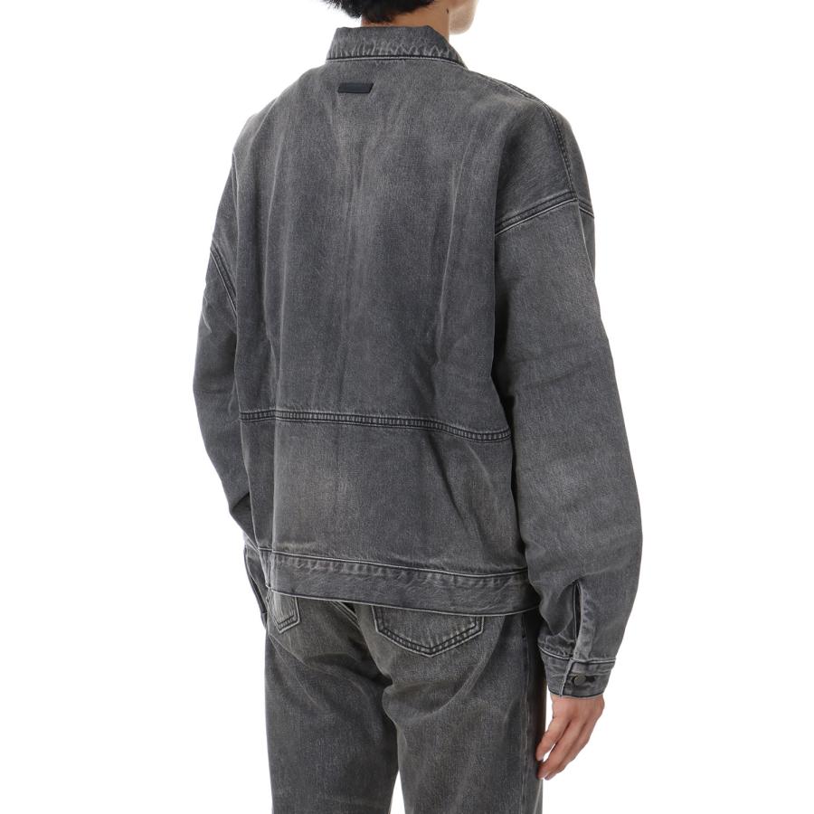 【P2倍 / SALE】DENIM TRUCKER JACKET / VINTAGE BLACK(202BT244270F) ESSENTIALS(エッセンシャルズ) |  | 02