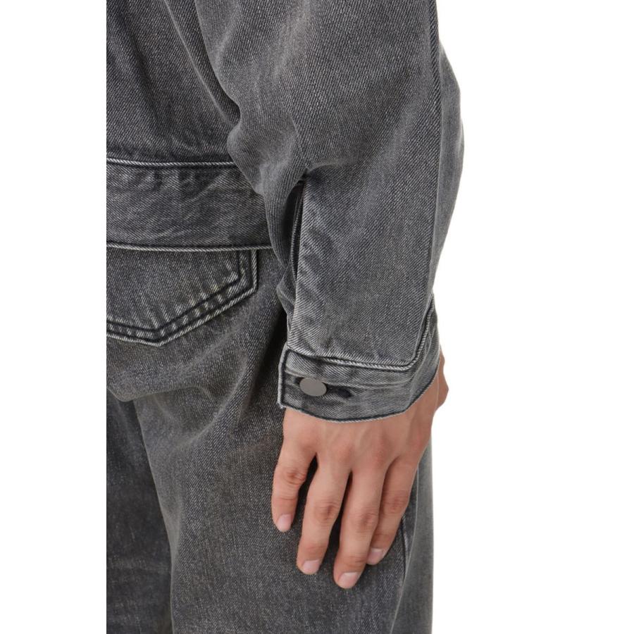 【P2倍 / SALE】DENIM TRUCKER JACKET / VINTAGE BLACK(202BT244270F) ESSENTIALS(エッセンシャルズ) |  | 04
