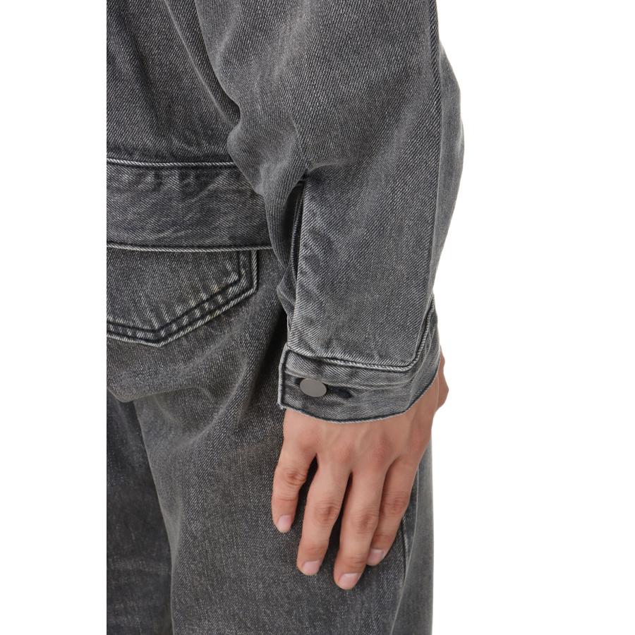 【P2倍 / SALE】DENIM TRUCKER JACKET / VINTAGE BLACK(202BT244270F) ESSENTIALS(エッセンシャルズ) |  | 04