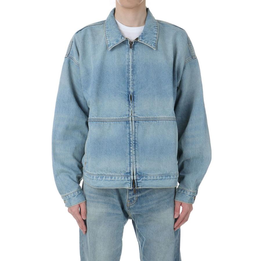 【P2倍 / SALE】DENIM TRUCKER JACKET / VINTAGE BLUE(202HO244270F) ESSENTIALS(エッセンシャルズ) | 