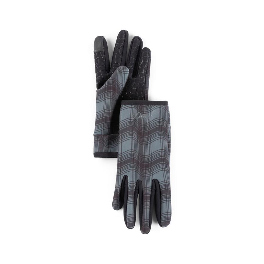 【P5倍 / SALE】CITY PLAID GLOVES / CHARCOAL（DIMEHO2436CHA） Dime(ダイム) | 