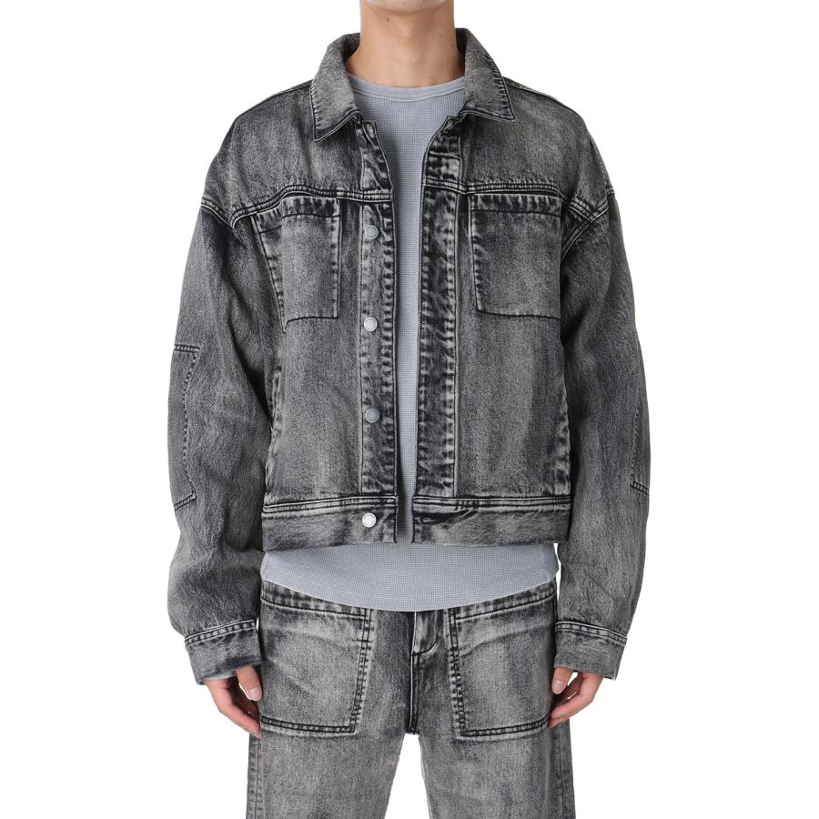 GEM DENIM JACKET / CHARGRILL(ES2427CG) Entire Studios(エンタイア スタジオ)の画像