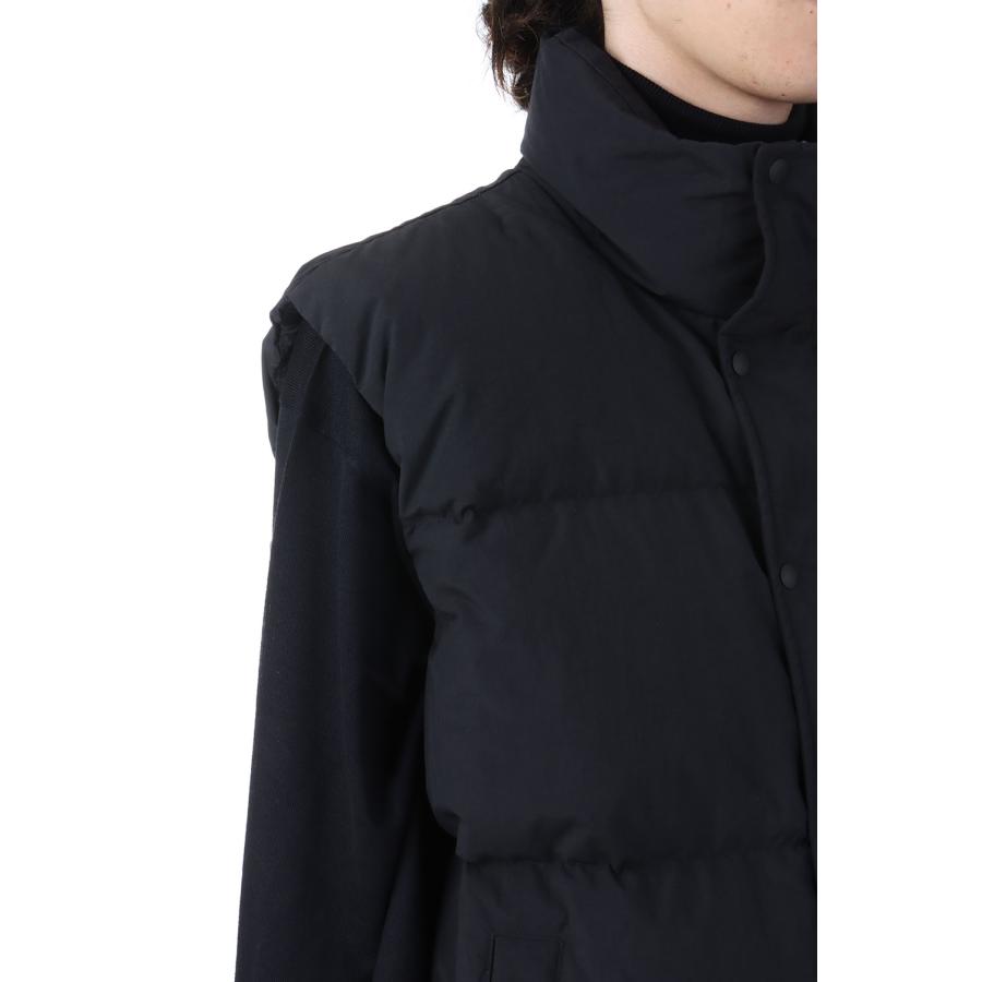 【P5倍 / SALE】STROLLER DOWN VEST - CHARCOAL (AODWDW304BK) ANOTHER OFFICE(アナザー・オフィス) |  | 04