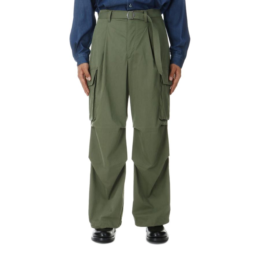 【P15倍】【SALE】PARACHUTE BELTED PANTS - OLIVE (AODFPT310OL) ANOTHER OFFICE(アナザー・オフィス) | 
