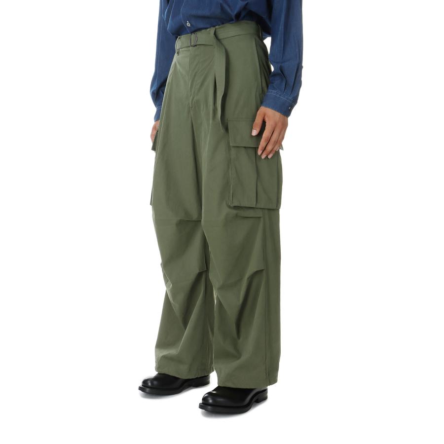 【P15倍】【SALE】PARACHUTE BELTED PANTS - OLIVE (AODFPT310OL) ANOTHER OFFICE(アナザー・オフィス) |  | 01