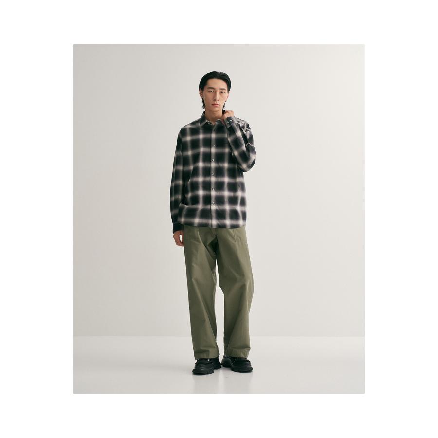 【SALE】CUSHY BAKER PANTS - OLIVE (AODFPT009OL) ANOTHER OFFICE(アナザー・オフィス) |  | 12