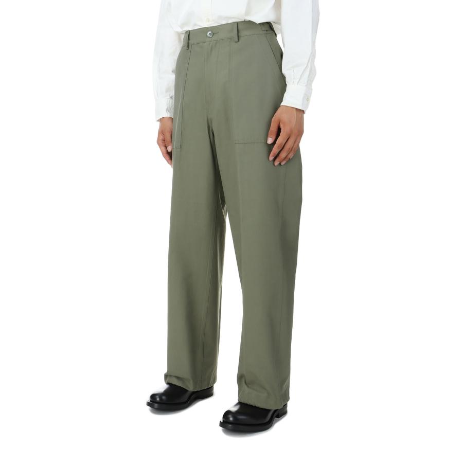 【SALE】CUSHY BAKER PANTS - OLIVE (AODFPT009OL) ANOTHER OFFICE(アナザー・オフィス) |  | 01