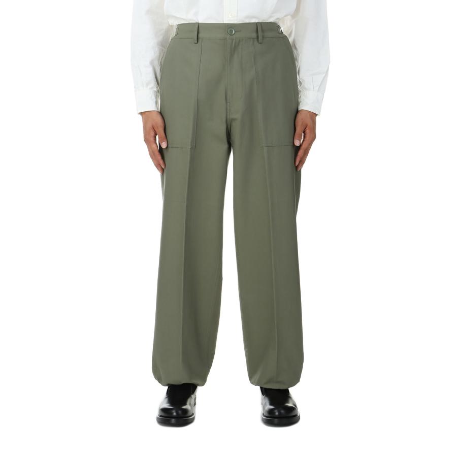 【SALE】CUSHY BAKER PANTS - OLIVE (AODFPT009OL) ANOTHER OFFICE(アナザー・オフィス) |  | 03