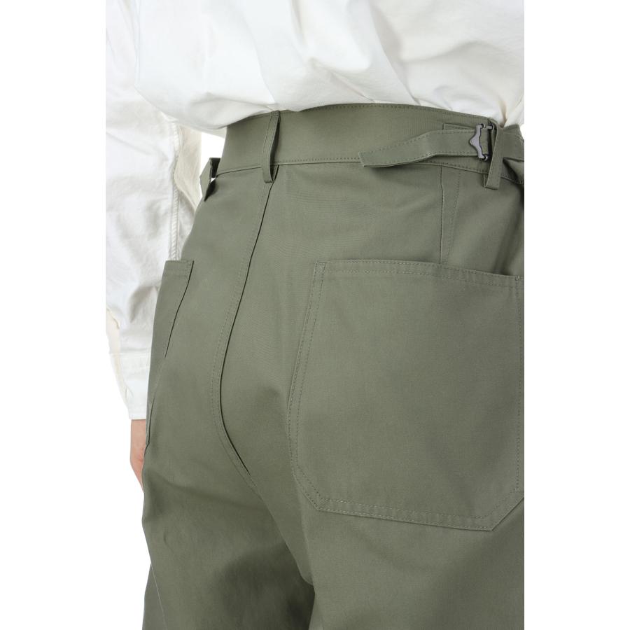 【SALE】CUSHY BAKER PANTS - OLIVE (AODFPT009OL) ANOTHER OFFICE(アナザー・オフィス) |  | 05