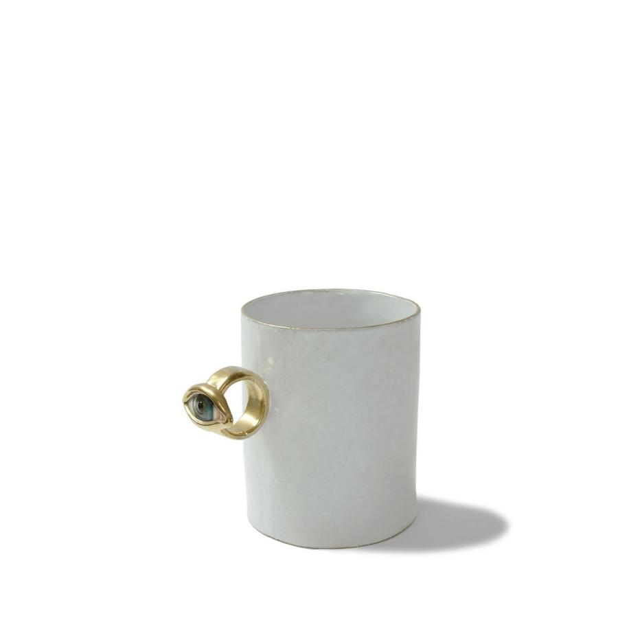 【P5倍】Serena Cyclops Ring Cup-10.1cm x 7.6cm x 9.5cm(TSSSRN250) Astier de Villatte(アスティエ ド ヴィラット) | ASTIER de VILLATTE.