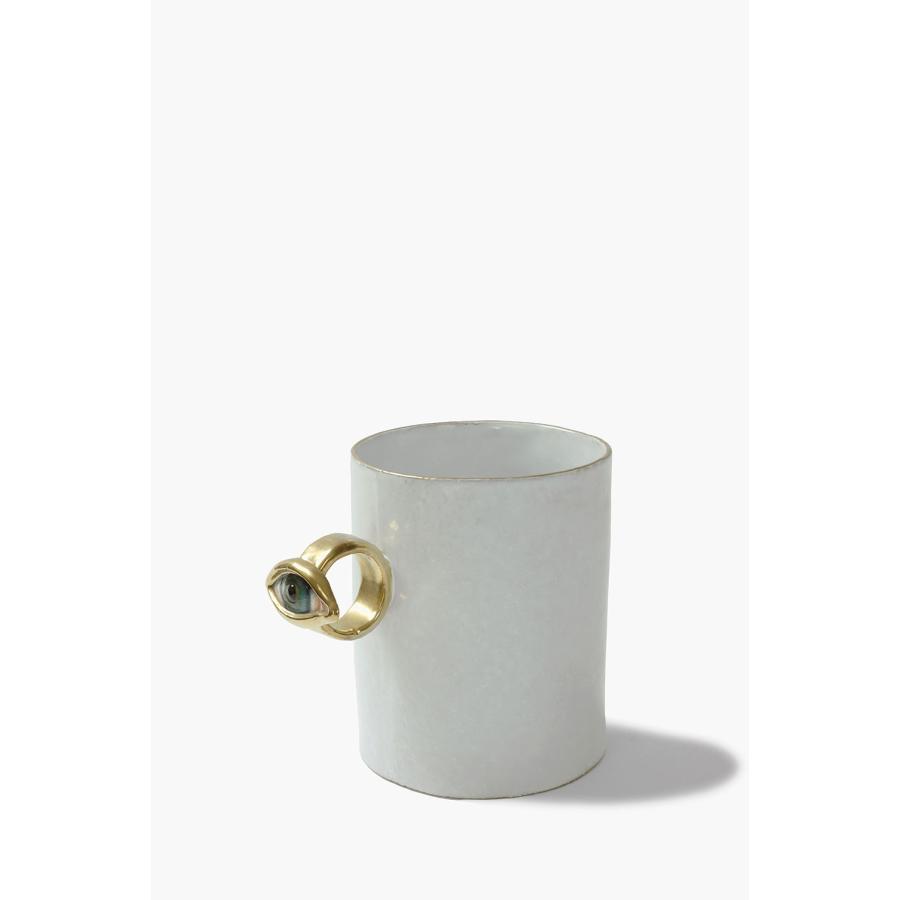 Serena Cyclops Ring Cup-10.1cm x 7.6cm x 9.5cm(TSSSRN250) Astier de Villatte(アスティエ ド ヴィラット) | ASTIER de VILLATTE. | 01