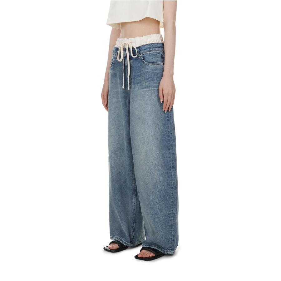 【SALE】Layered Waist Denim(12411402) Todayful(トゥデイフル) | TODAYFUL | 01