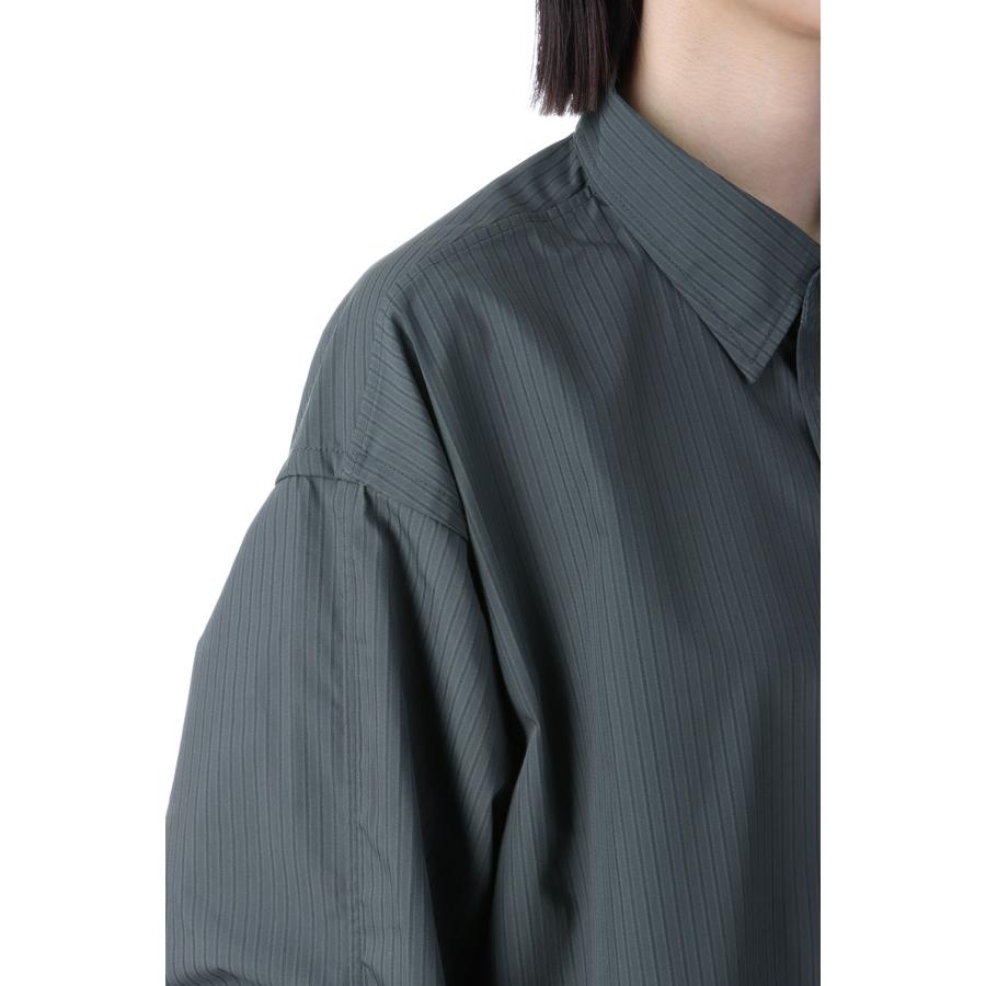 【P5倍 / SALE】W's TECH REGULAR STRIPE SHIRT L/S - CHARCOAL (BE-81025L) DAIWA PIER39 -Women-(ダイワ ピア 39) |  | 03