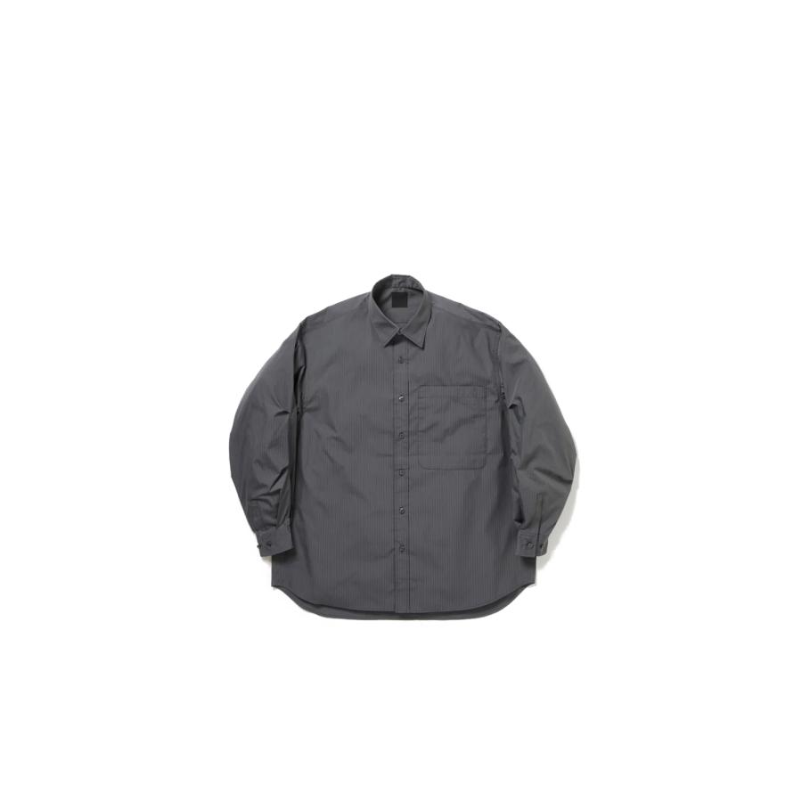 【P5倍 / SALE】W's TECH REGULAR STRIPE SHIRT L/S - CHARCOAL (BE-81025L) DAIWA PIER39 -Women-(ダイワ ピア 39) |  | 05