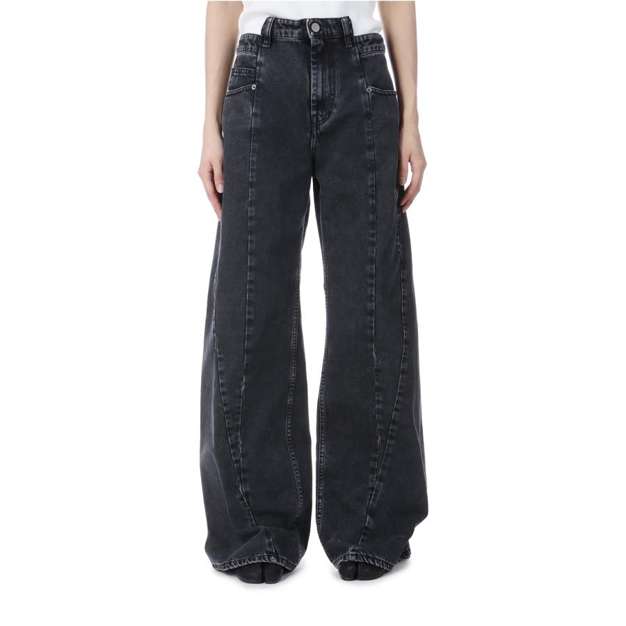 【P5倍】Cut Out Denim Pants - 961 Medium Black Stone (S51LA0133-S30496) Maison Margiela(メゾンマルジェラ) | 