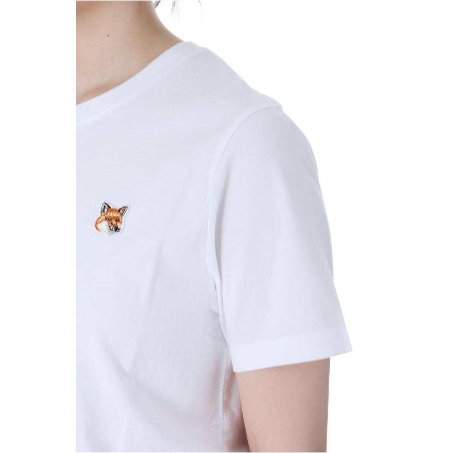 【P5倍 / SALE】FOX HEAD PATCH REGULAR TEE SHIRT - WHITE (LW00105KJ0008) Maison Kitsune -Women-(メゾンキツネ) |  | 03