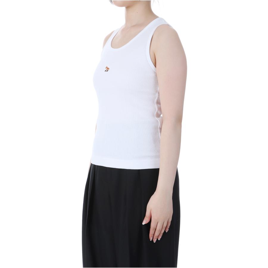 【P5倍】BABY FOX RIBBED TANK TOP - WHITE (MW00103KJ0125) Maison Kitsune -Women-(メゾンキツネ) |  | 03