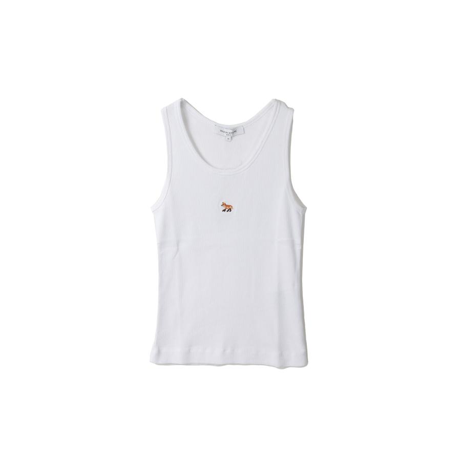 【P5倍】BABY FOX RIBBED TANK TOP - WHITE (MW00103KJ0125) Maison Kitsune -Women-(メゾンキツネ) |  | 04