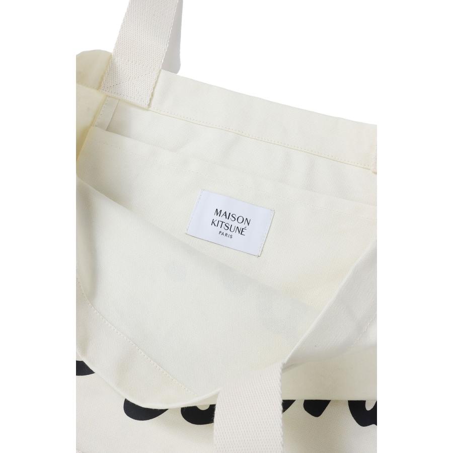 【P5倍】MAISON KITSUNE HANDWRITING TOTE  - ECRU (OW05124WW9042) Maison Kitsune -Women-(メゾンキツネ) |  | 02