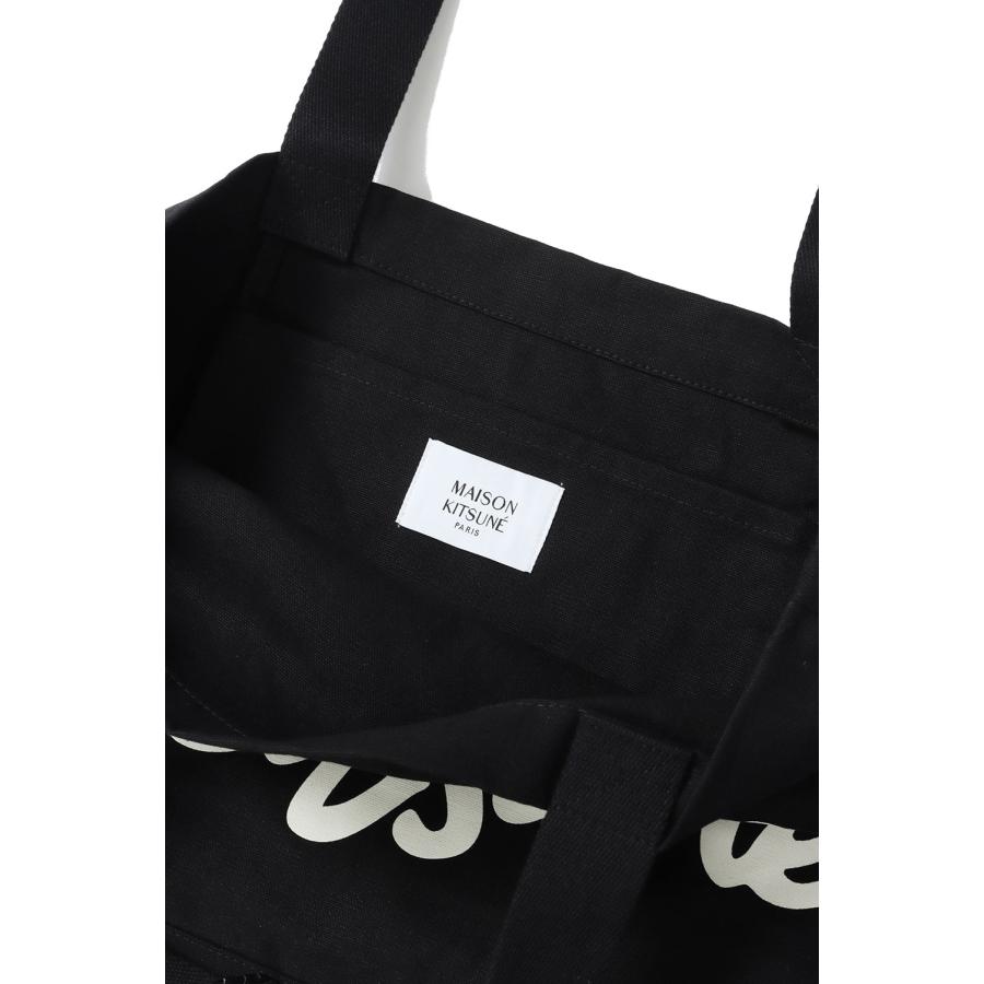 【P5倍】MAISON KITSUNE HANDWRITING TOTE  - BLACK (OW05124WW9042) Maison Kitsune -Women-(メゾンキツネ) |  | 02