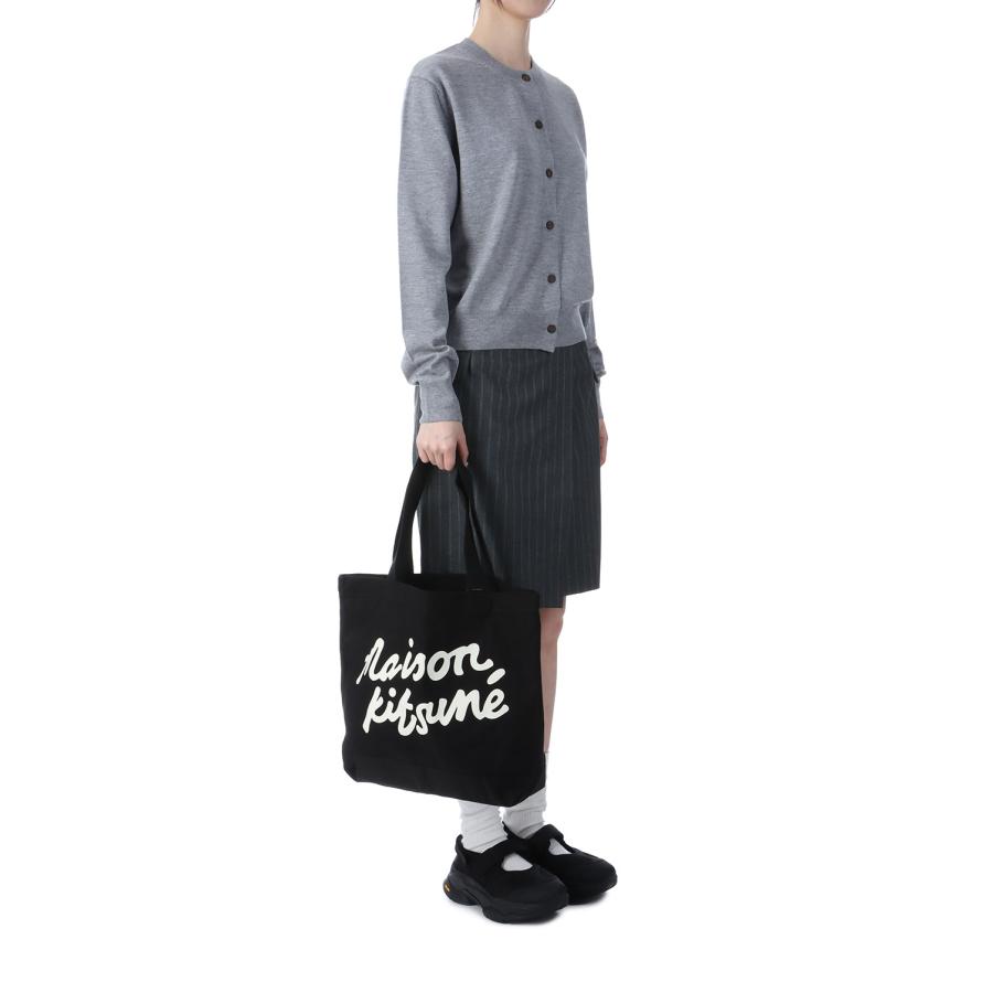 【P5倍】MAISON KITSUNE HANDWRITING TOTE  - BLACK (OW05124WW9042) Maison Kitsune -Women-(メゾンキツネ) |  | 04