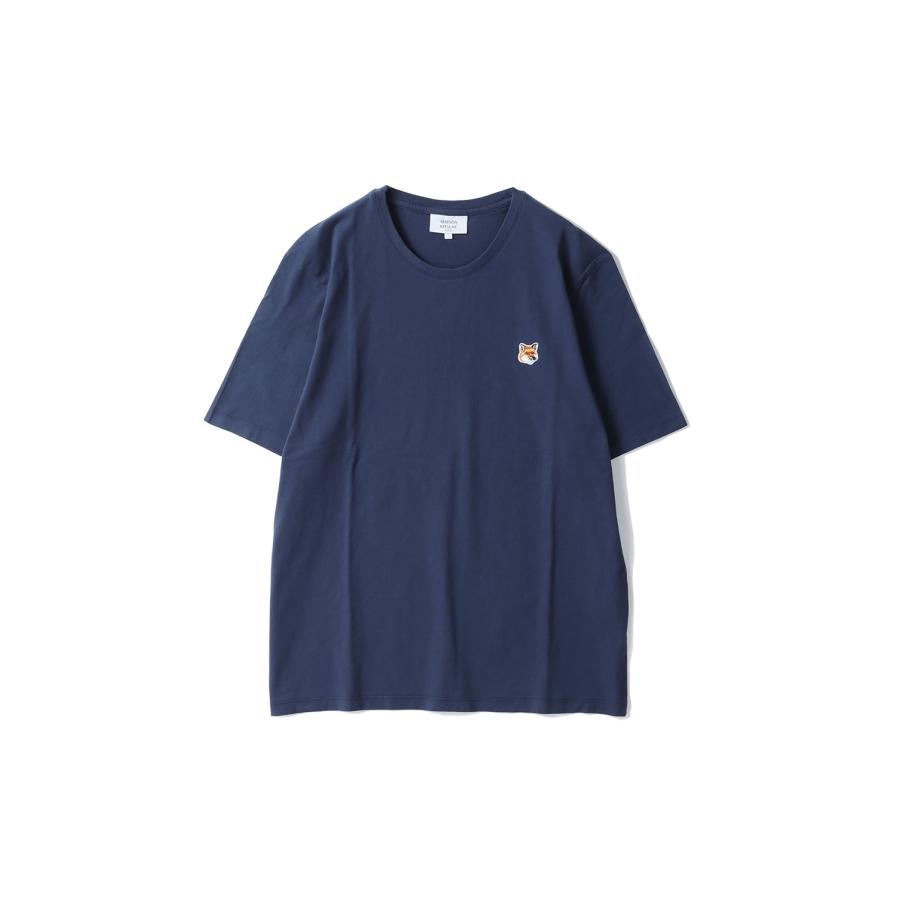 【P5倍】FOX HEAD PATCH REGULAR TEE SHIRT - INK BLUE (LM00104KJ0008) Maison Kitsune -Men-(メゾンキツネ) | 
