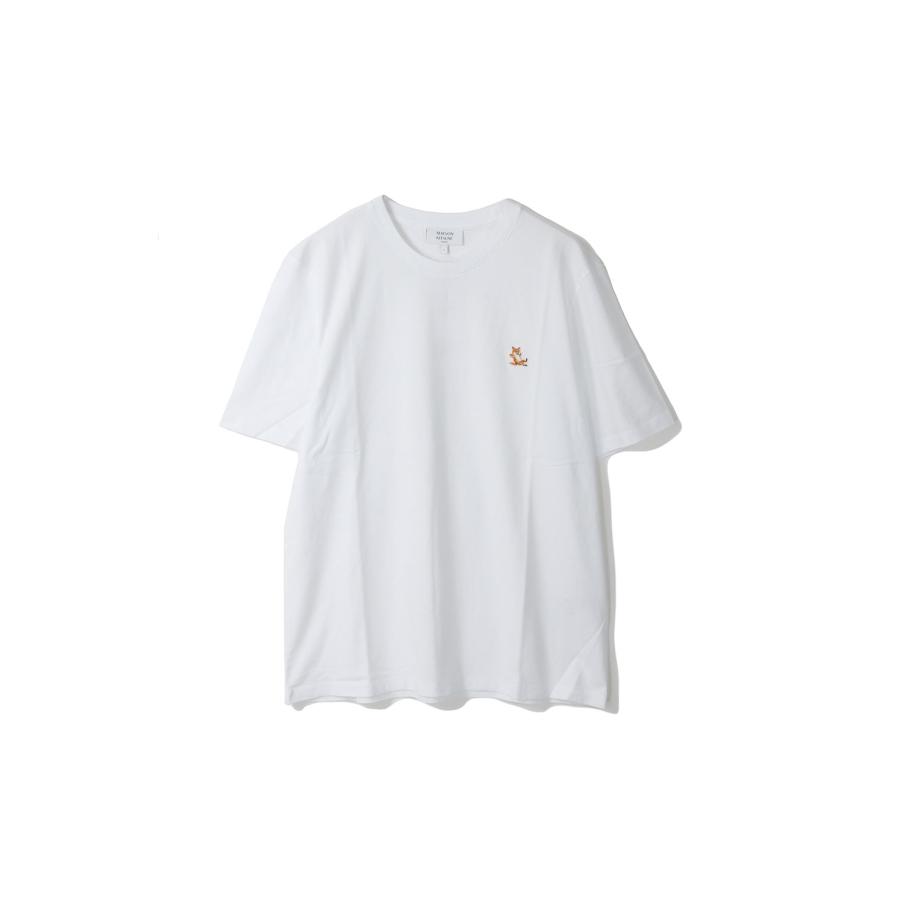 【P5倍 / SALE】CHILLAX FOX PATCH REGULAR TEE SHIRT - WHITE (LM00110KJ0008) Maison Kitsune -Men-(メゾンキツネ) | 