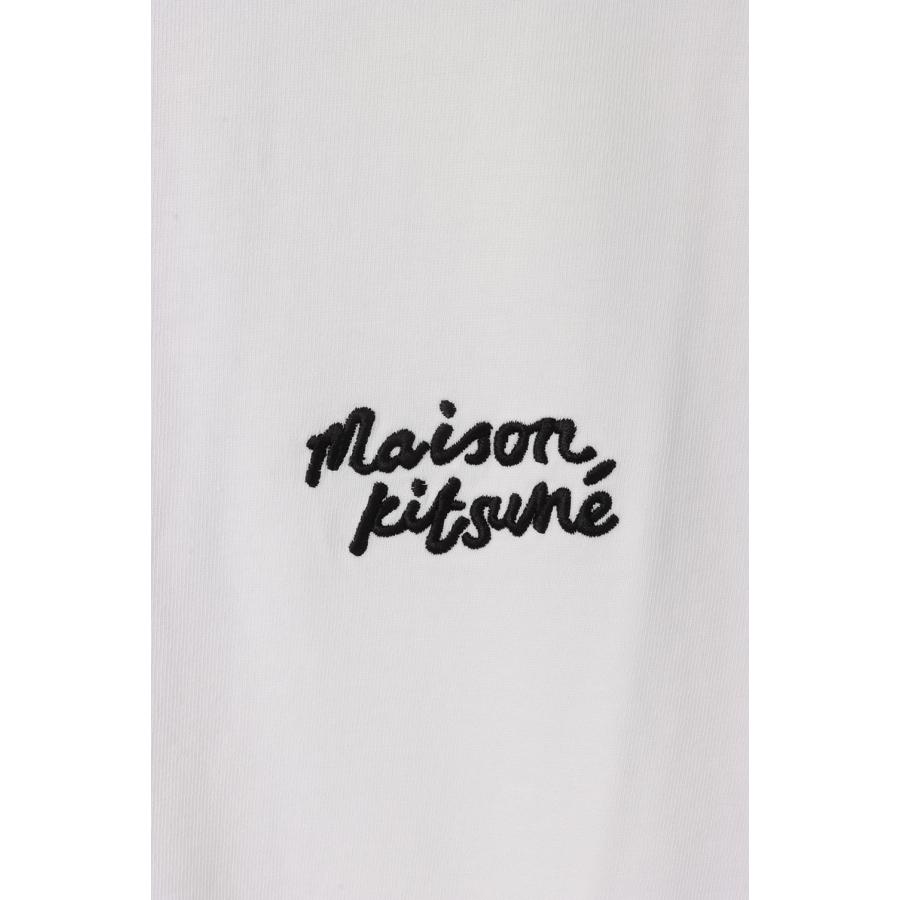 【P5倍】MAISON KITSUNE HANDWRITING EMBROIDERY OVERSIZE TEE - WHITE (OM00123KJ0119) Maison Kitsune -Men-(メゾンキツネ) |  | 02