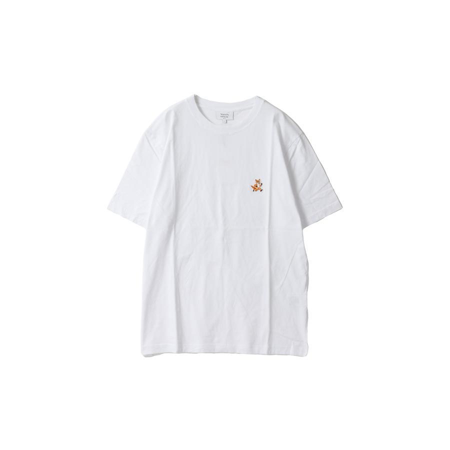 【P5倍 / SALE】SPEEDY FOX PATCH COMFORT TEE-SHIRT - WHITE (MM00125KJ0008) Maison Kitsune -Men-(メゾンキツネ) | 