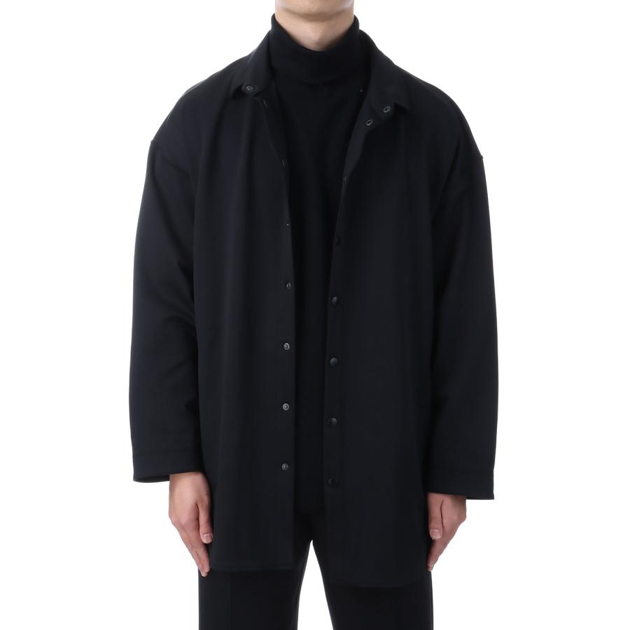 【P5倍】FRENCH JERSEY SHIRT JACKET / BLACK (PC-006-3339) Porter Classic(ポータークラシック) | 