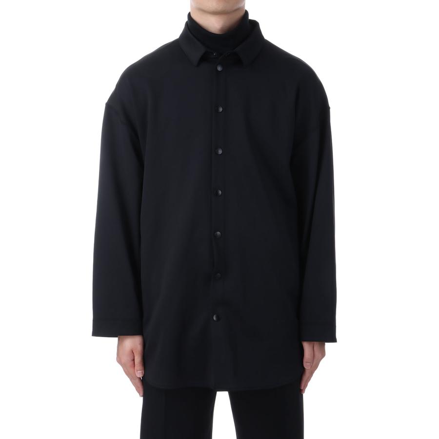 FRENCH JERSEY SHIRT JACKET / BLACK (PC-006-3339) Porter Classic(ポータークラシック)の画像