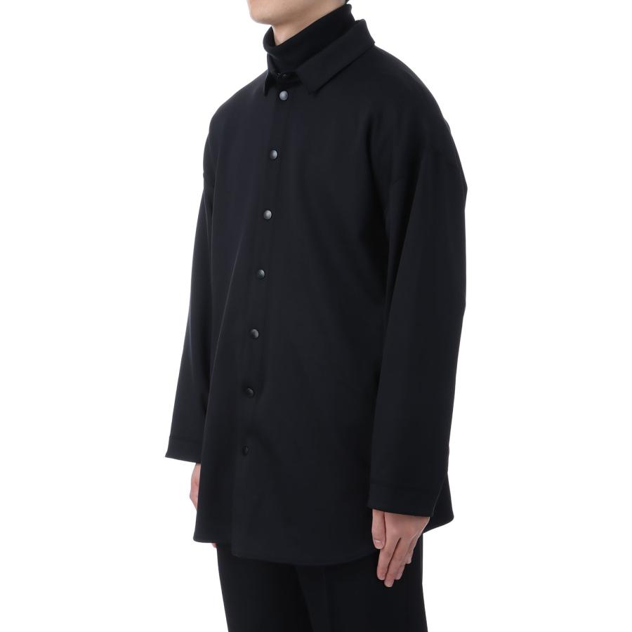 FRENCH JERSEY SHIRT JACKET / BLACK (PC-006-3339) Porter Classic(ポータークラシック)の画像