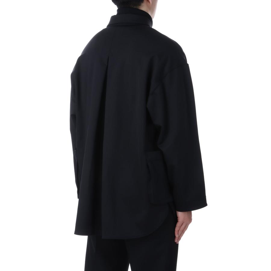 FRENCH JERSEY SHIRT JACKET / BLACK (PC-006-3339) Porter Classic(ポータークラシック)の画像