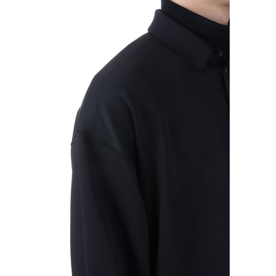 FRENCH JERSEY SHIRT JACKET / BLACK (PC-006-3339) Porter Classic(ポータークラシック)の画像