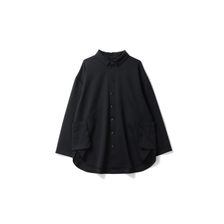 FRENCH JERSEY SHIRT JACKET / BLACK (PC-006-3339) Porter Classic(ポータークラシック)の画像