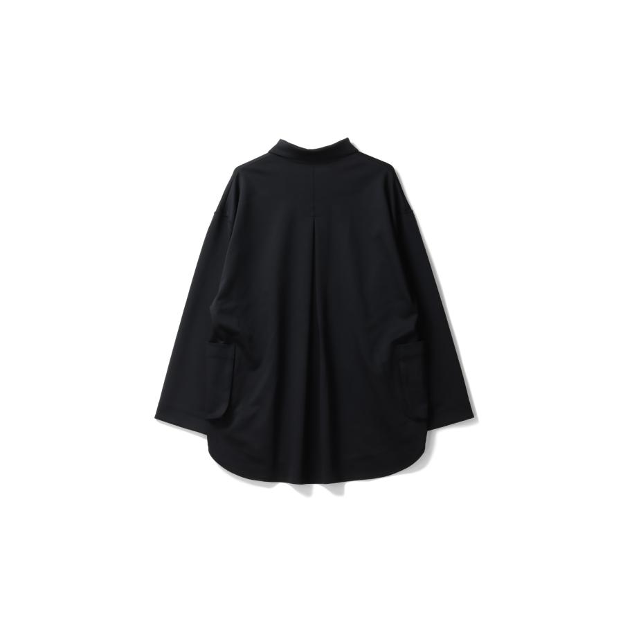 FRENCH JERSEY SHIRT JACKET / BLACK (PC-006-3339) Porter Classic(ポータークラシック)の画像